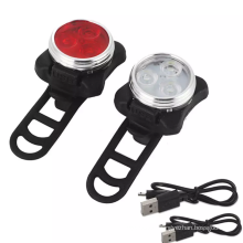 Safety light Qeedon 6 led usb rechargeable luces bicicleta bicycle safe bike tail light bicycle front and back light bicycle